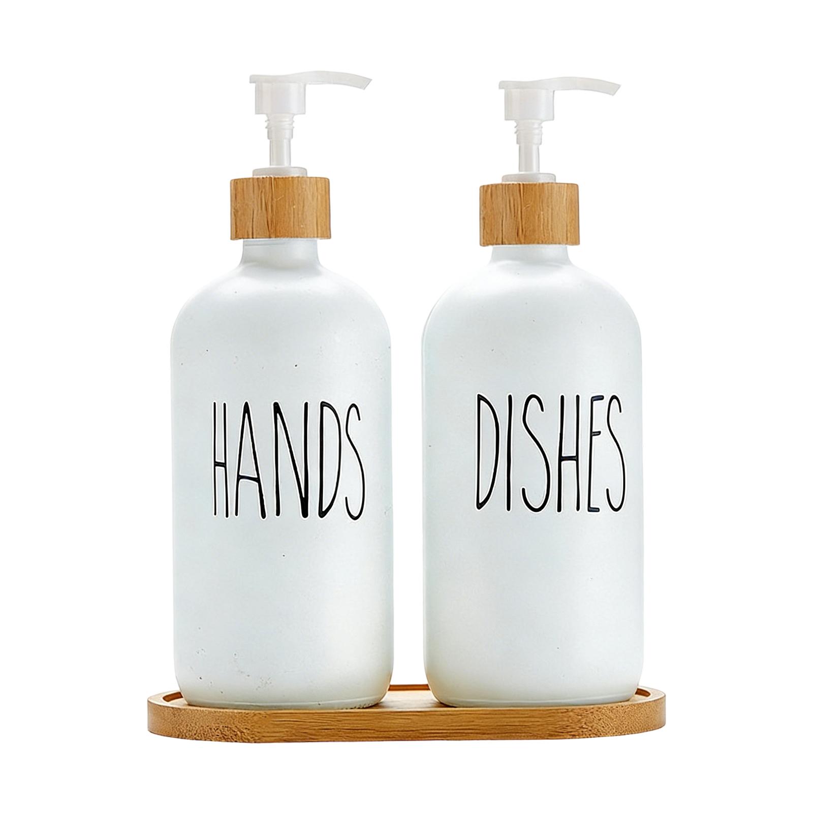 2PCS 500ml Glass Soap Container Dispenser Bottle With LeakProof Press Pump For Lotion Shower Gel Liquid Soap Storage
2PCS 500ml Glass Soap Container Dispenser Bottle With LeakProof Press Pump For Lotion Shower Gel Liquid Soap Storage