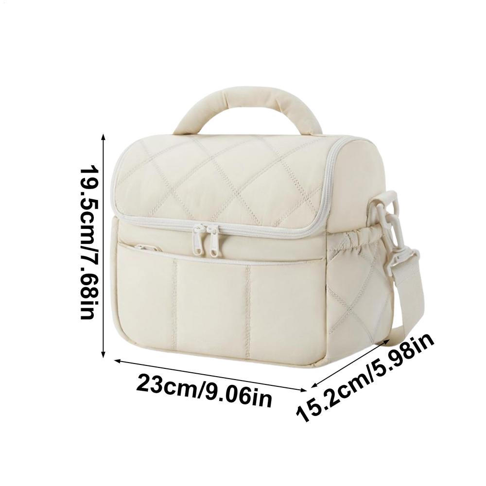 Insulated Lunch Bag Large Capacity Food Containers Insulated Lunch Box Tote For Kindergarten Camping Hiking Travel Commuting білий
Insulated Lunch Bag Large Capacity Food Containers Insulated Lunch Box Tote For Kindergarten Camping Hiking Travel Commuting білий