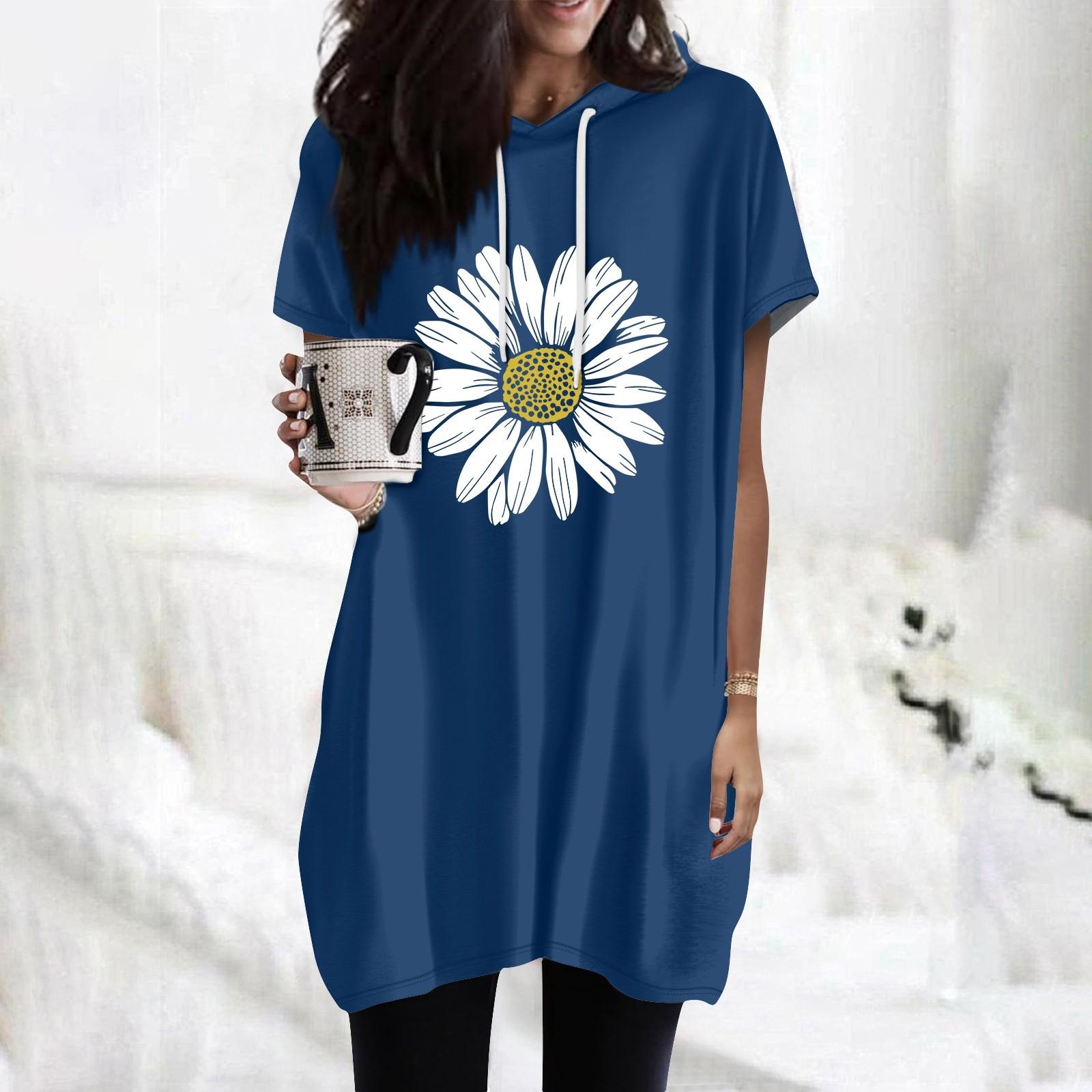 Женские толстовки, повседневные рубашки с короткими рукавами, модные туники с принтом, топы с карманами XXL синий
Женские толстовки, повседневные рубашки с короткими рукавами, модные туники с принтом, топы с карманами XXL синий