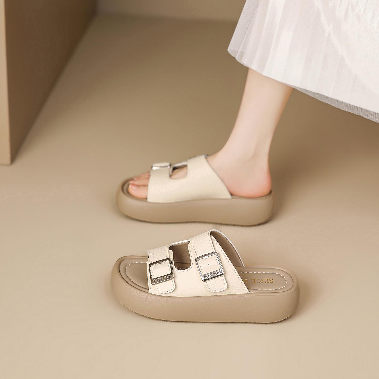 Women s Summer Women s Shoes Versatile Thick Soled Slippers 35 грязно-белый
Women s Summer Women s Shoes Versatile Thick Soled Slippers 35 грязно-белый