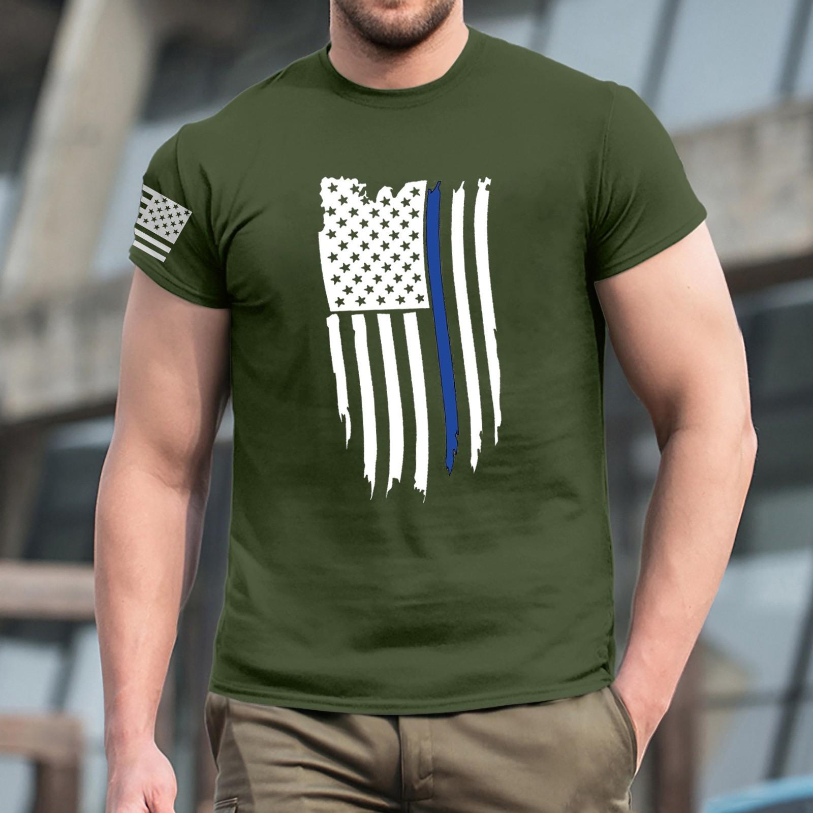 Мужская модная футболка, уличная повседневная одежда с коротким рукавом M
Мужская модная футболка, уличная повседневная одежда с коротким рукавом M