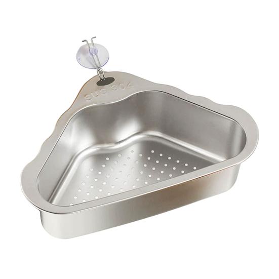 Sink Drain Basket with Suction Cup Fixation Strainer Stainless Steel Triangular Corner Design Food Strainer for Kitchen серебряный
Sink Drain Basket with Suction Cup Fixation Strainer Stainless Steel Triangular Corner Design Food Strainer for Kitchen серебряный