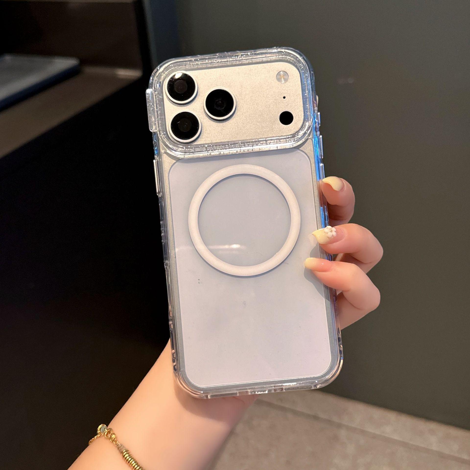 Magnetic Glitter Frame Case for iPhone 17 Pro Max, 15 Pro, P11, 12, 16 - Simple Design 16
Magnetic Glitter Frame Case for iPhone 17 Pro Max, 15 Pro, P11, 12, 16 - Simple Design 16