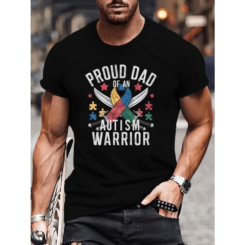 Proud Dad of an Autism Warrior Men s T-Shirt - Casual Short Sleeve, Machine Washable - Perfect for Summer, PLUS SIZE XL
Proud Dad of an Autism Warrior Men s T-Shirt - Casual Short Sleeve, Machine Washable - Perfect for Summer, PLUS SIZE XL