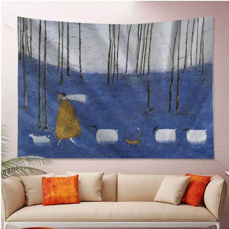 Гобелен для гостиной в офисе Искусство Абстрактные Пейзажные Гобелены Украшения Дома Настенные Гобелены 100x75cm
Гобелен для гостиной в офисе Искусство Абстрактные Пейзажные Гобелены Украшения Дома Настенные Гобелены 100x75cm