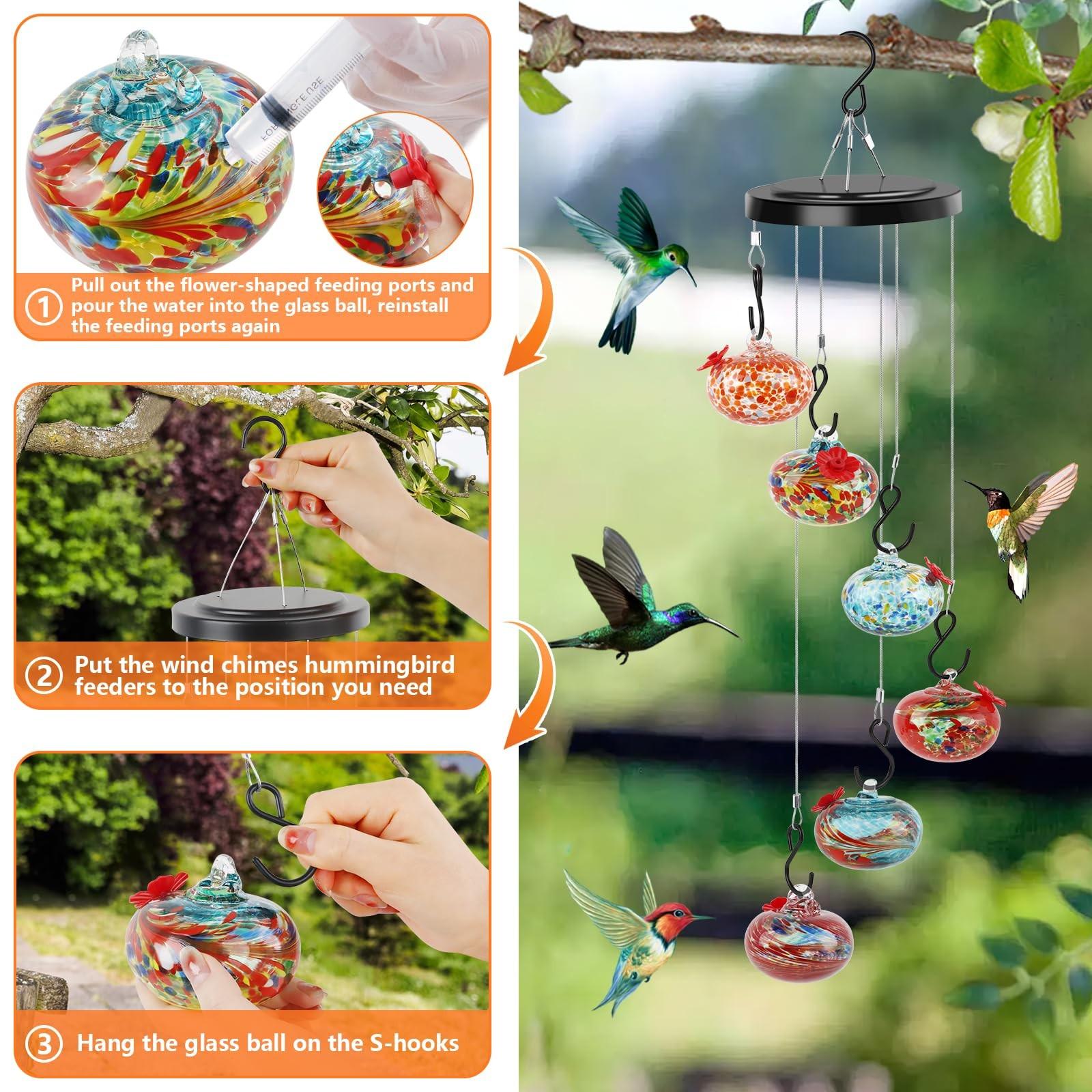 Outdoor Hummingbird Water Feeder Wind Chime Shaped Water Feeder Hanging Bird Water Feeder Bird Feeders Outdoor Hummingbird One Size
Outdoor Hummingbird Water Feeder Wind Chime Shaped Water Feeder Hanging Bird Water Feeder Bird Feeders Outdoor Hummingbird One Size