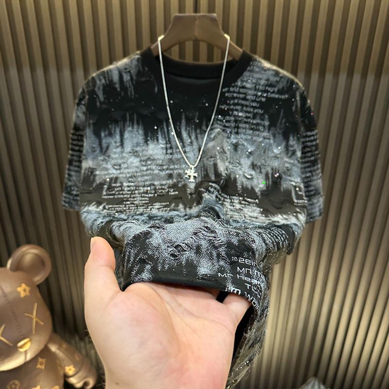 Men s American Style Rhinestone Ripped T-Shirt - 2026 Spring/Summer Short Sleeve Casual Round Neck 3X Large
Men s American Style Rhinestone Ripped T-Shirt - 2026 Spring/Summer Short Sleeve Casual Round Neck 3X Large