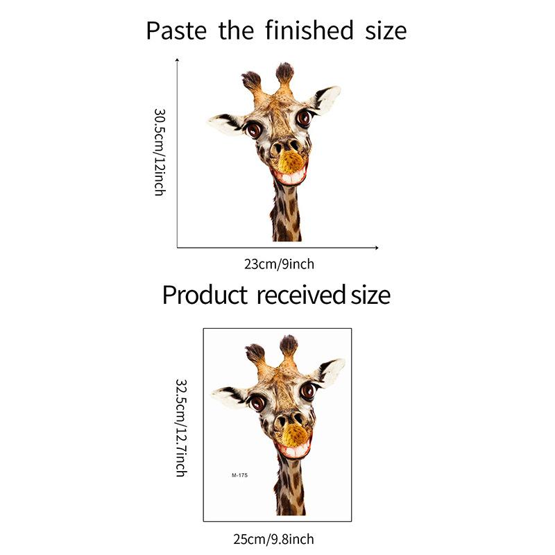 Смешной жираф ванная комната спальня туалет украшение дома наклейки на стену
Смешной жираф ванная комната спальня туалет украшение дома наклейки на стену