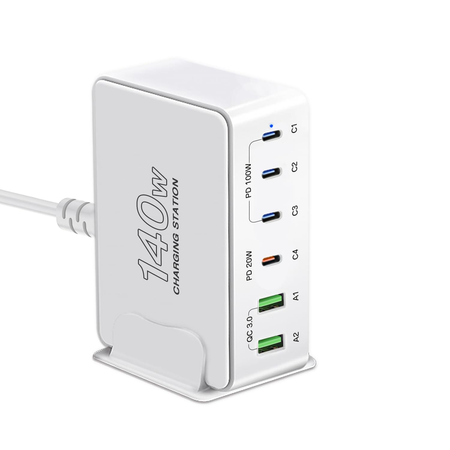 PD Charger USB Charger Total 140W Rapid Charger Charging 6 Port Smartphone PSE Certified Compatible with Macbook Laptop Smartphone Tablet and Other білий
PD Charger USB Charger Total 140W Rapid Charger Charging 6 Port Smartphone PSE Certified Compatible with Macbook Laptop Smartphone Tablet and Other білий