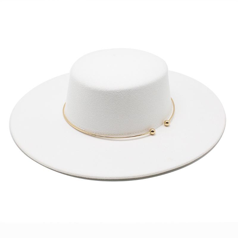 Unisex Top Hat Autumn And Winter 10Cm Big Eaves Travel Photography Felt Flat Top Hat Flat Top Hat M(56—58cm) білий
Unisex Top Hat Autumn And Winter 10Cm Big Eaves Travel Photography Felt Flat Top Hat Flat Top Hat M(56—58cm) білий