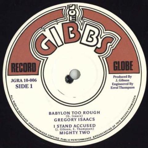 10inch Record GREGORY ISAACS JUNIOR BYLES - Babylon Too Rough Heart And Soul JGRA10006 Joe Gibbs UK 1976 UK Reggae Ska Dub
10inch Record GREGORY ISAACS JUNIOR BYLES - Babylon Too Rough Heart And Soul JGRA10006 Joe Gibbs UK 1976 UK Reggae Ska Dub