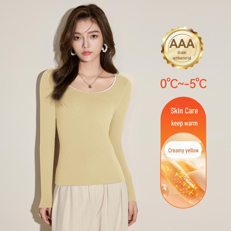 Aoweizi Self-Heating Seamless Velvet Base Layer - зимова майка великого розміру L, Top вершковий/жовтий
Aoweizi Self-Heating Seamless Velvet Base Layer - зимова майка великого розміру L, Top вершковий/жовтий