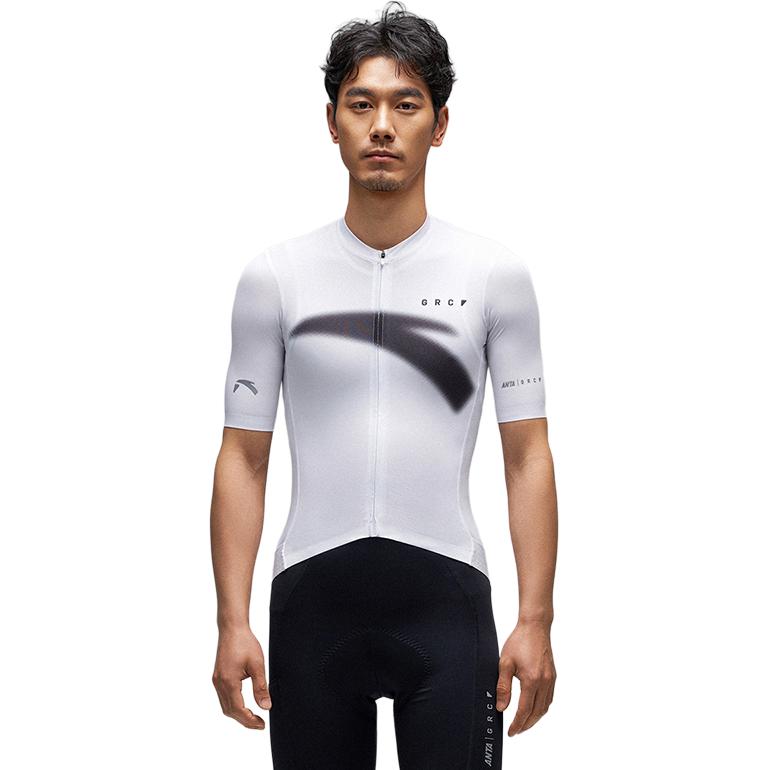 Anta X Grc Коллаборация Профессиональная Велосипедная Футболка для Шоссейного Велоспорта Дышащая Быстросохнущая Мужские Топы Кипенно-Белый 952527146-1 M