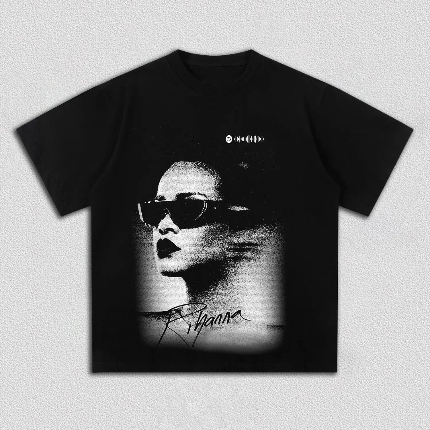 Rihanna Black & White Sunglasses Portrait Graphic T Shirt Men Women Retro R&B Pop Cotton Short Sleeve Streetwear Tee S разноцветный
Rihanna Black & White Sunglasses Portrait Graphic T Shirt Men Women Retro R&B Pop Cotton Short Sleeve Streetwear Tee S разноцветный