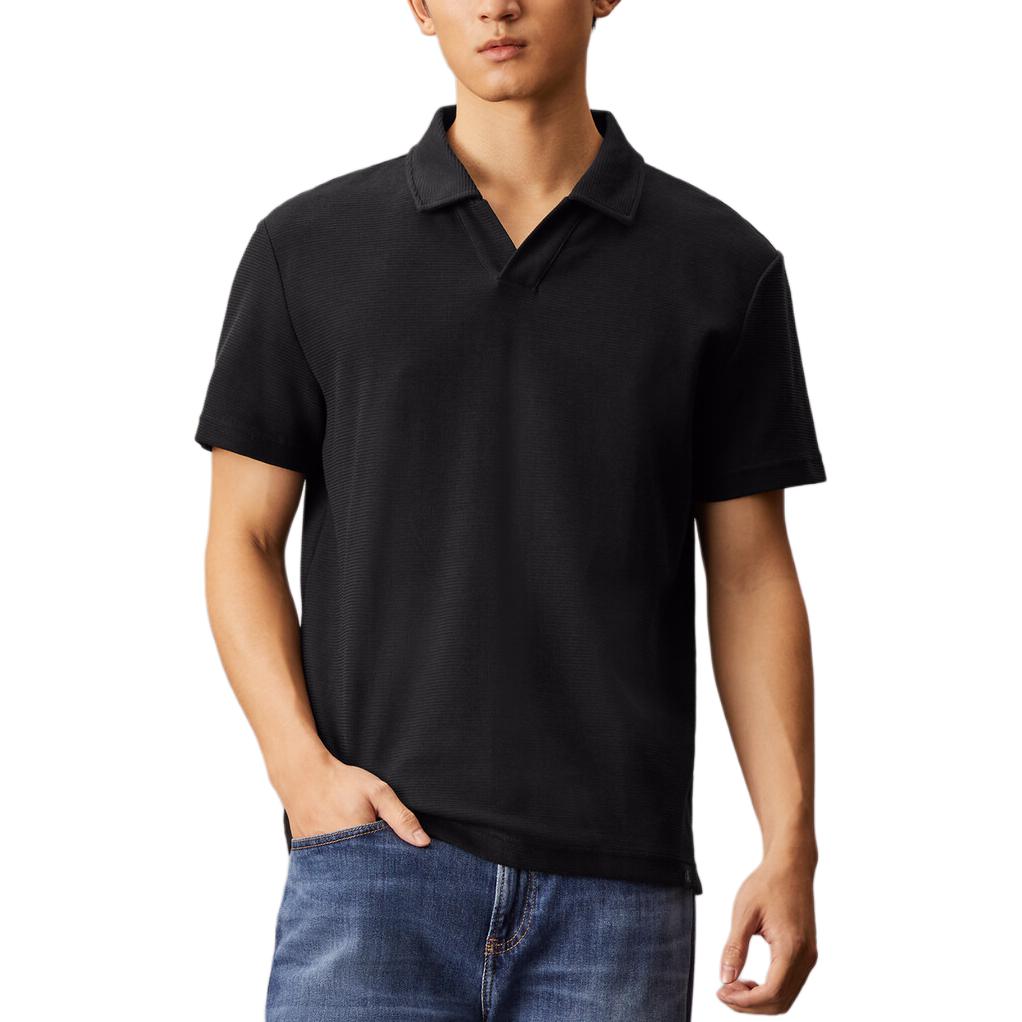 Calvin Klein Minimalist Comfortable Versatile Casual Textured Knit Polo Shirt Men tops Black J327460-BEH S
Calvin Klein Minimalist Comfortable Versatile Casual Textured Knit Polo Shirt Men tops Black J327460-BEH S