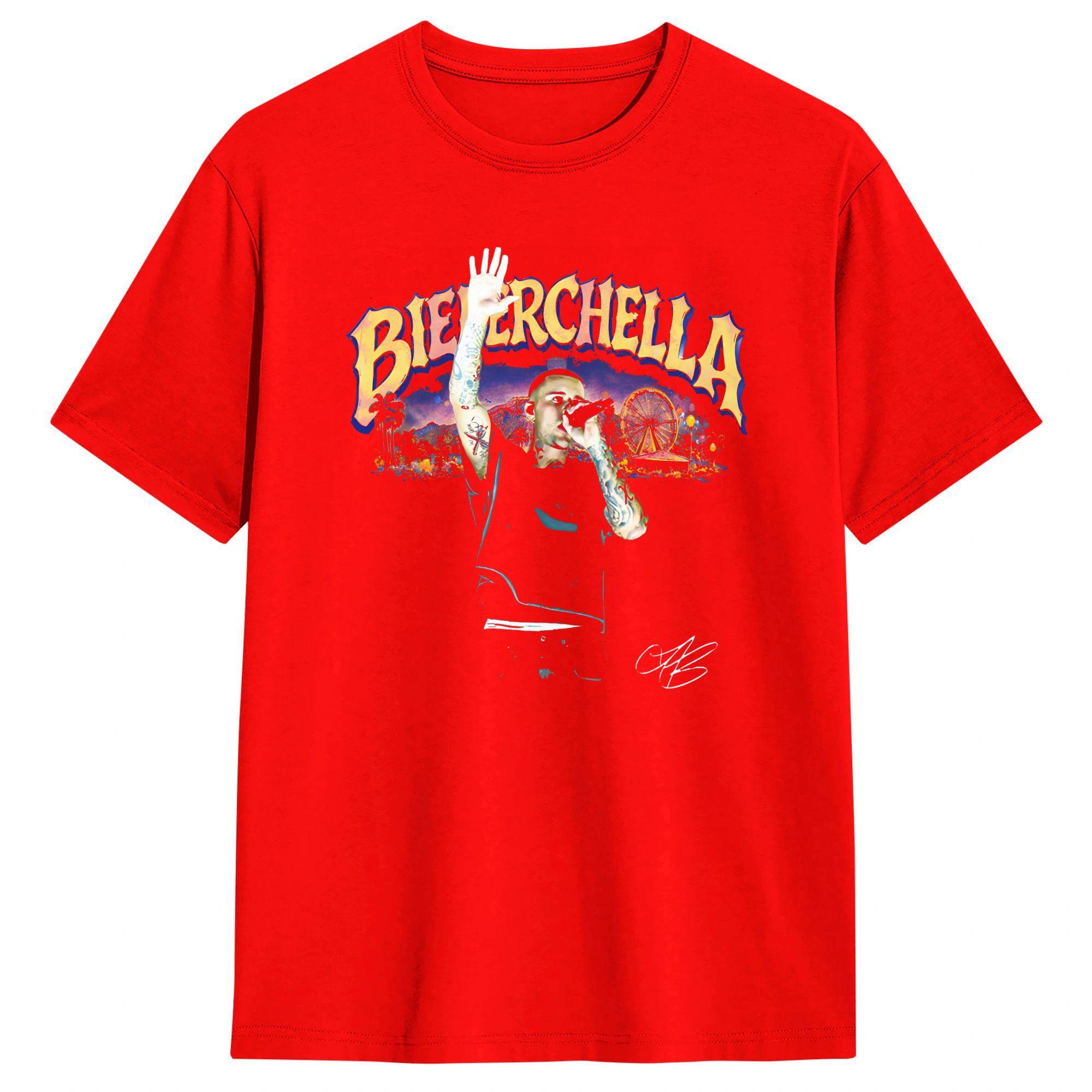 Unisex Womens T Shirt JJustins BBiebers Bieberchella Poster TShirts Fashion Summer Tee Shirt Casual Cotton Clothes Plus Size S
Unisex Womens T Shirt JJustins BBiebers Bieberchella Poster TShirts Fashion Summer Tee Shirt Casual Cotton Clothes Plus Size S