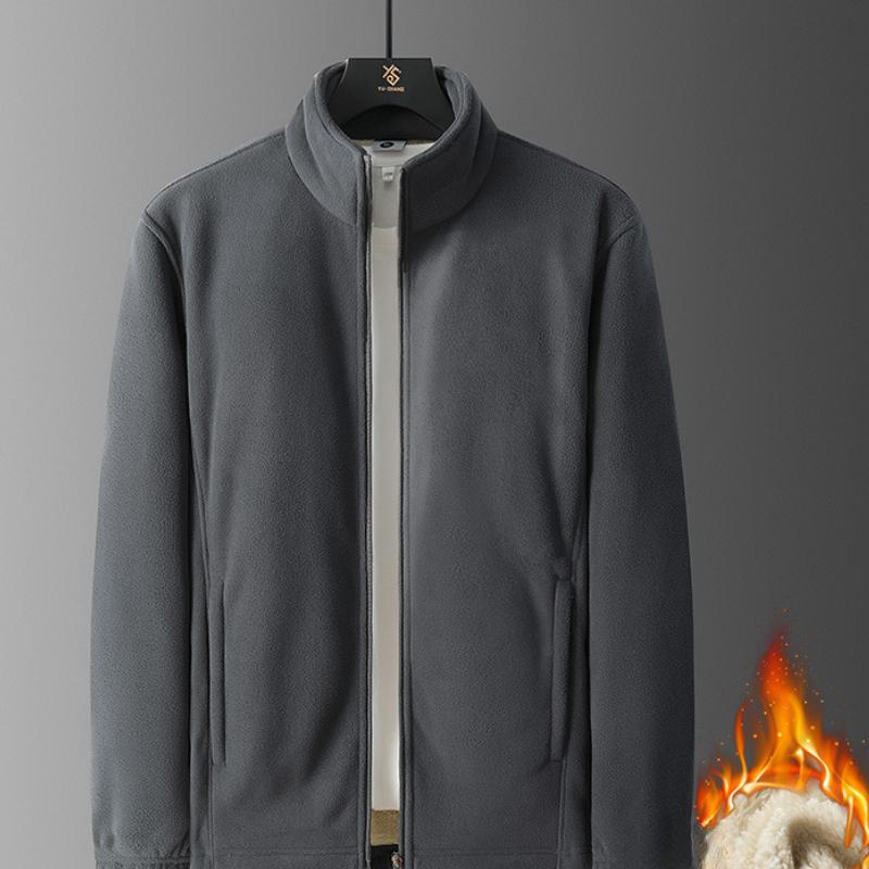 Осенне-зимняя одежда для папы, мужская флисовая куртка, флисовый топ, утолщенная теплая куртка из овечьей шерсти для людей среднего и пожилого возраста 5XL серый
Осенне-зимняя одежда для папы, мужская флисовая куртка, флисовый топ, утолщенная теплая куртка из овечьей шерсти для людей среднего и пожилого возраста 5XL серый