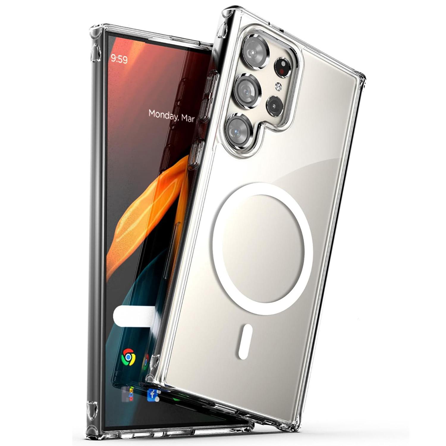 VILI MAG-C Series For Samsung Galaxy S24 Ultra Magnetic Phone Case PC+TPU Shockproof Cover A
VILI MAG-C Series For Samsung Galaxy S24 Ultra Magnetic Phone Case PC+TPU Shockproof Cover A