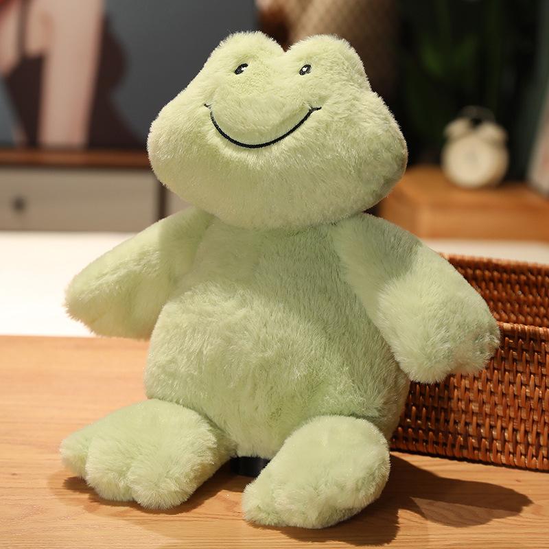 Healing Happy Happy Frog Frog Doll Smile Plush Doll Doll Toy Pillow Girls Gift Total length 36cm (new quality PP cotton)
Healing Happy Happy Frog Frog Doll Smile Plush Doll Doll Toy Pillow Girls Gift Total length 36cm (new quality PP cotton)