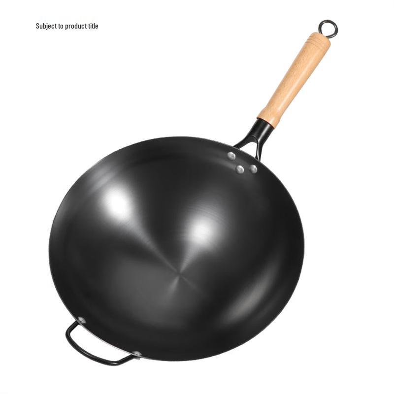 Jixingren Pre-Seasoned Nitrided Non-Stick Iron Wok with Lid
Jixingren Pre-Seasoned Nitrided Non-Stick Iron Wok with Lid