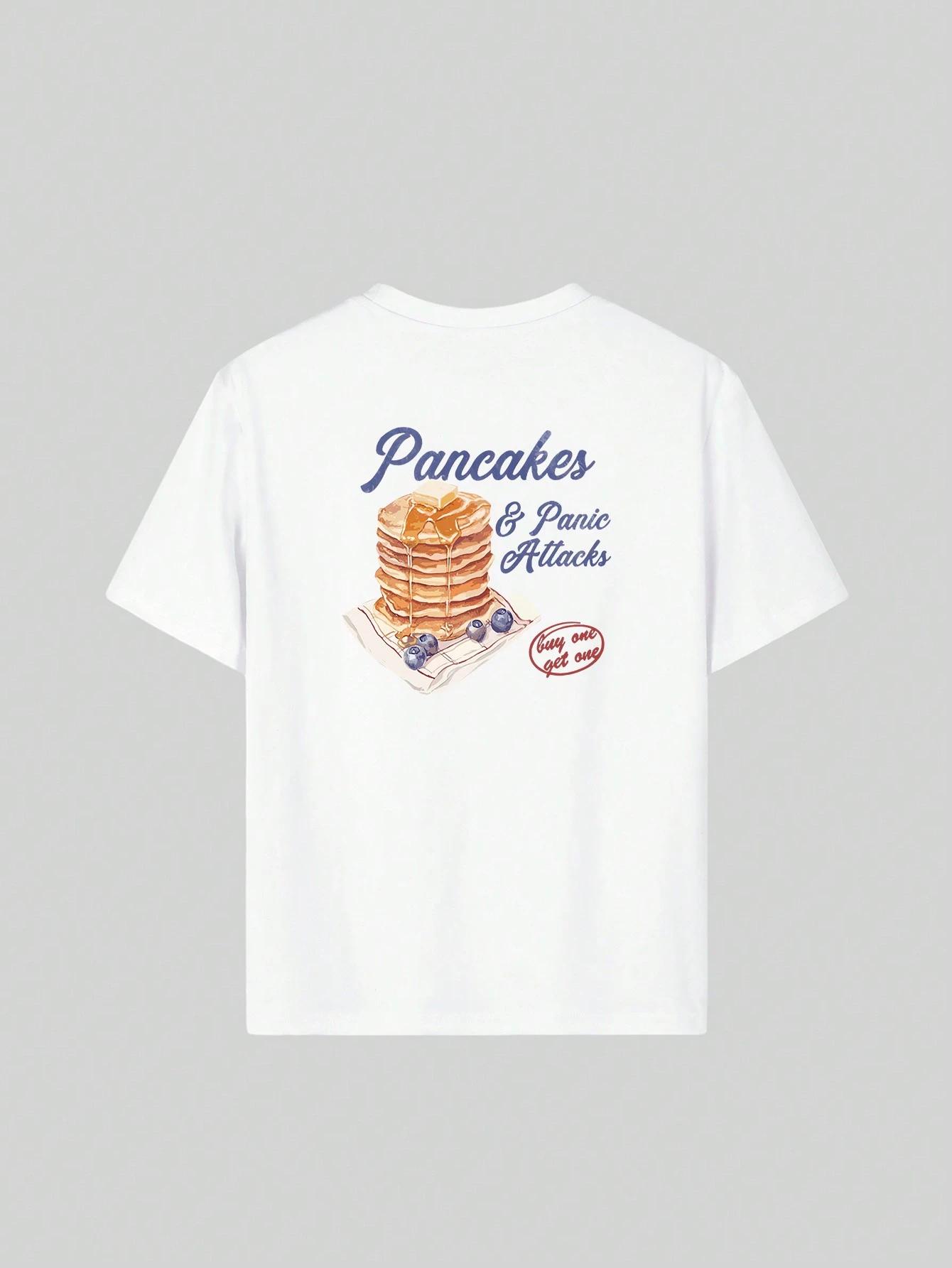 Blueberry Cream Butter Cake Print TShirt Vintage Pancakes Cotton Graphic Tees Round Neck Y2k Trendy Short Sleeve Top for Women S
Blueberry Cream Butter Cake Print TShirt Vintage Pancakes Cotton Graphic Tees Round Neck Y2k Trendy Short Sleeve Top for Women S