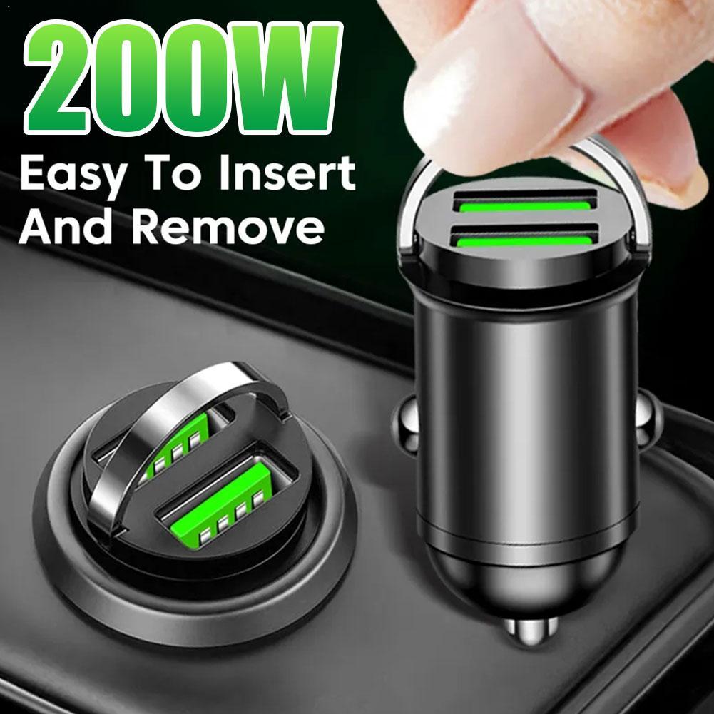 Mini Pull 200 Вт Dual USB автомобильное зарядное устройство QC 3.0 быстрая зарядка автомобильное зарядное устройство для телефона адаптер для iPhone Sumsung
Mini Pull 200 Вт Dual USB автомобильное зарядное устройство QC 3.0 быстрая зарядка автомобильное зарядное устройство для телефона адаптер для iPhone Sumsung