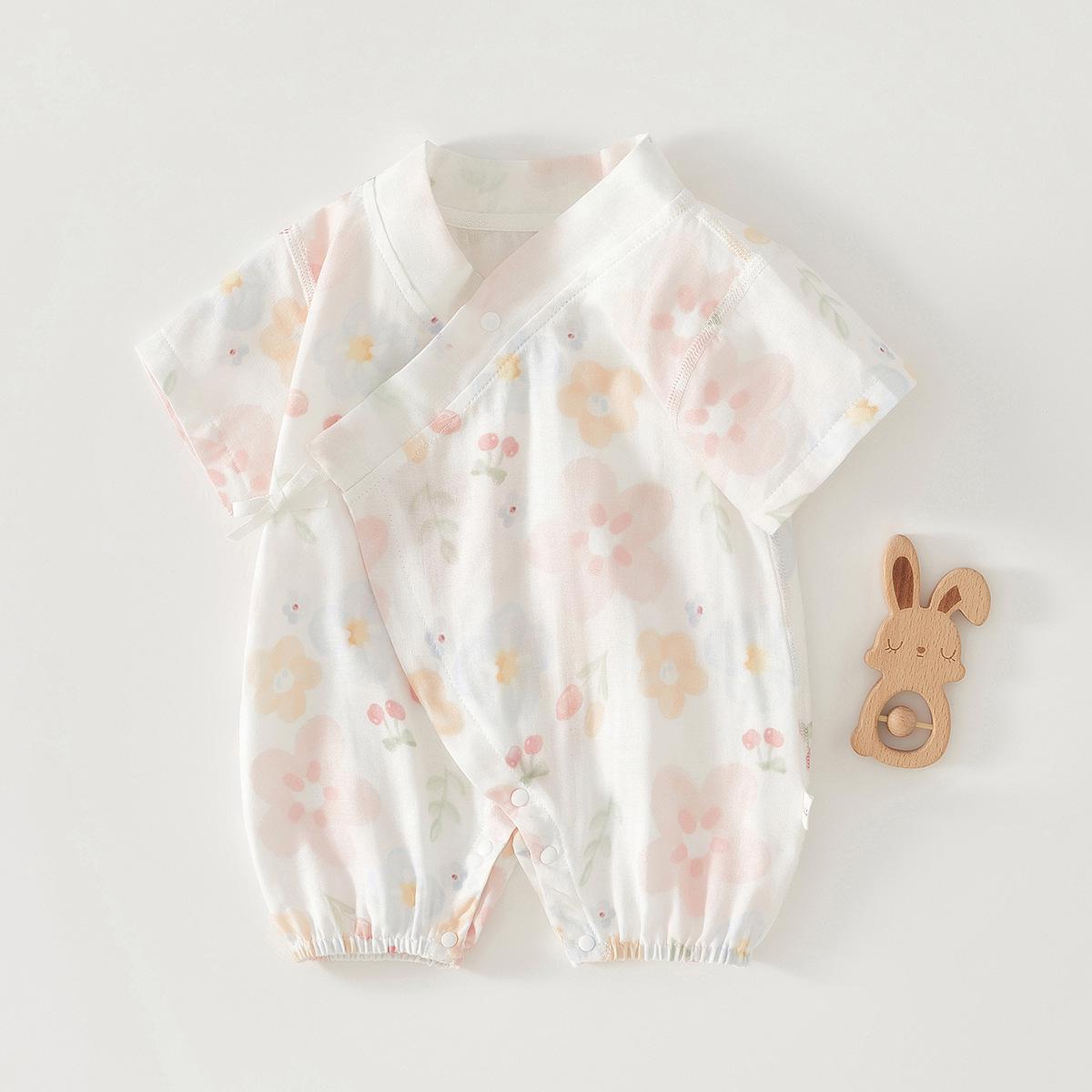 Летний детский ромпер из бамбуковой марли - Комбинезон-костюм монаха с коротким рукавом Size 73 (6-9 months, 14-17 lbs)
Летний детский ромпер из бамбуковой марли - Комбинезон-костюм монаха с коротким рукавом Size 73 (6-9 months, 14-17 lbs)