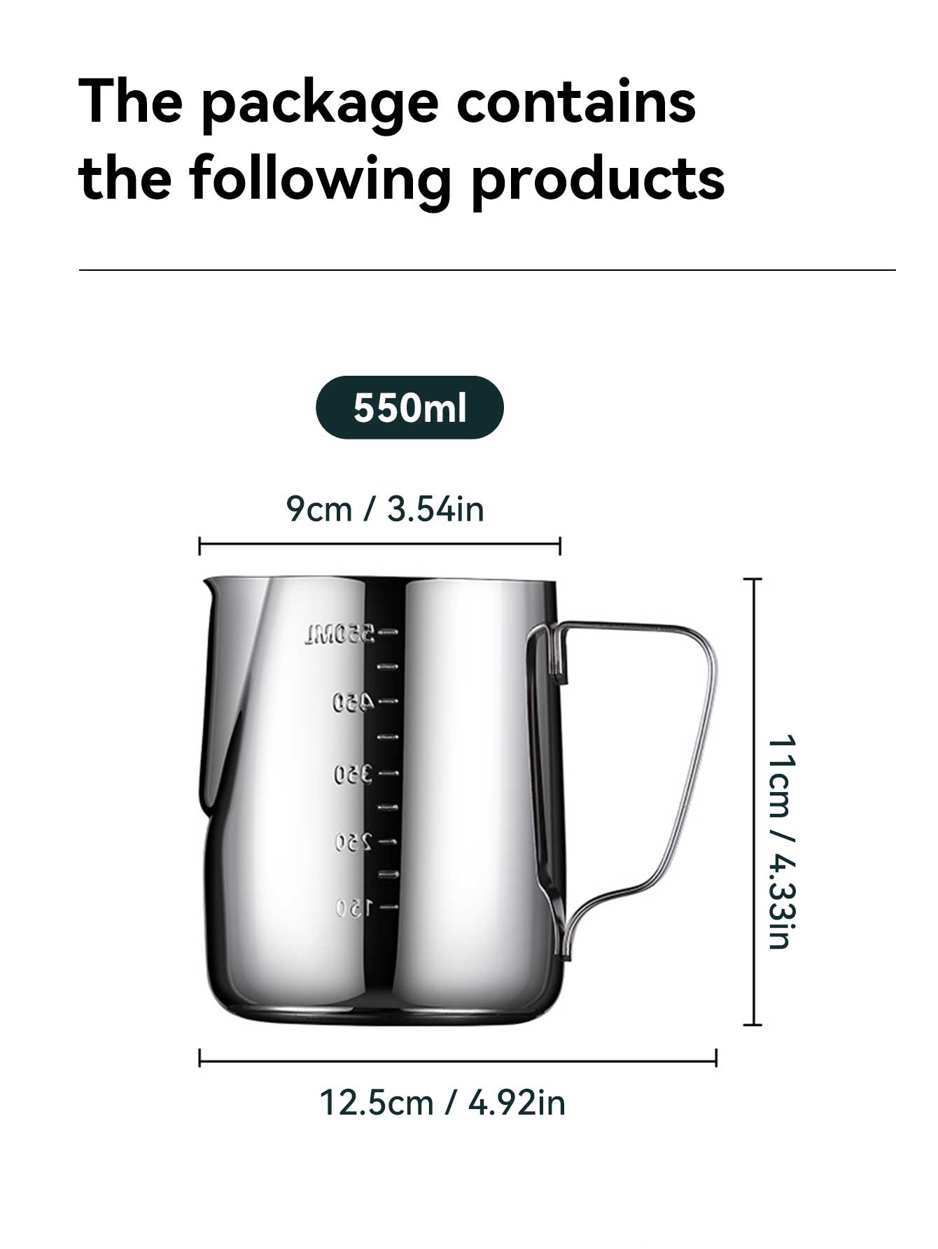 WORTHBUY Кувшин для вспенивания молока, кофейная чашка для эспрессо с чешуей, утолщенный кувшин для молока из нержавеющей стали для латте-арт, аксессуары для кофе
WORTHBUY Кувшин для вспенивания молока, кофейная чашка для эспрессо с чешуей, утолщенный кувшин для молока из нержавеющей стали для латте-арт, аксессуары для кофе