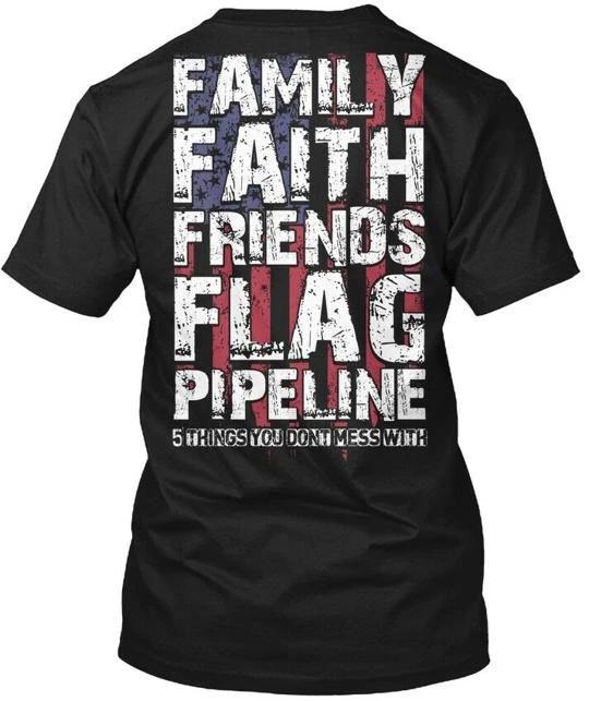 Family Faith Friends Flag Pipeline Proud 5 Things TTshirt Made in USA S to 5XL M
Family Faith Friends Flag Pipeline Proud 5 Things TTshirt Made in USA S to 5XL M