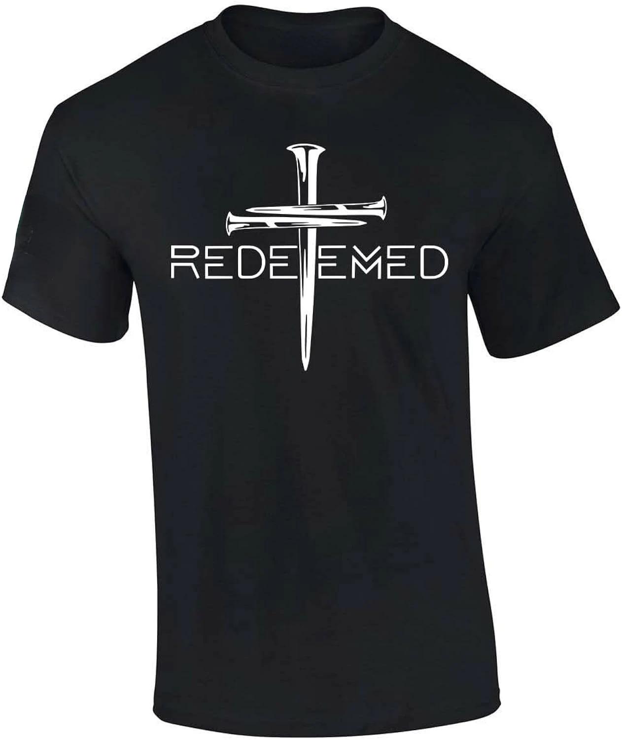 Redeemed Cross Nails Christian TShirt 100 Cotton ONeck Summer Short Sleeve Casual Mens Tshirt Size S3XL 4XL
Redeemed Cross Nails Christian TShirt 100 Cotton ONeck Summer Short Sleeve Casual Mens Tshirt Size S3XL 4XL