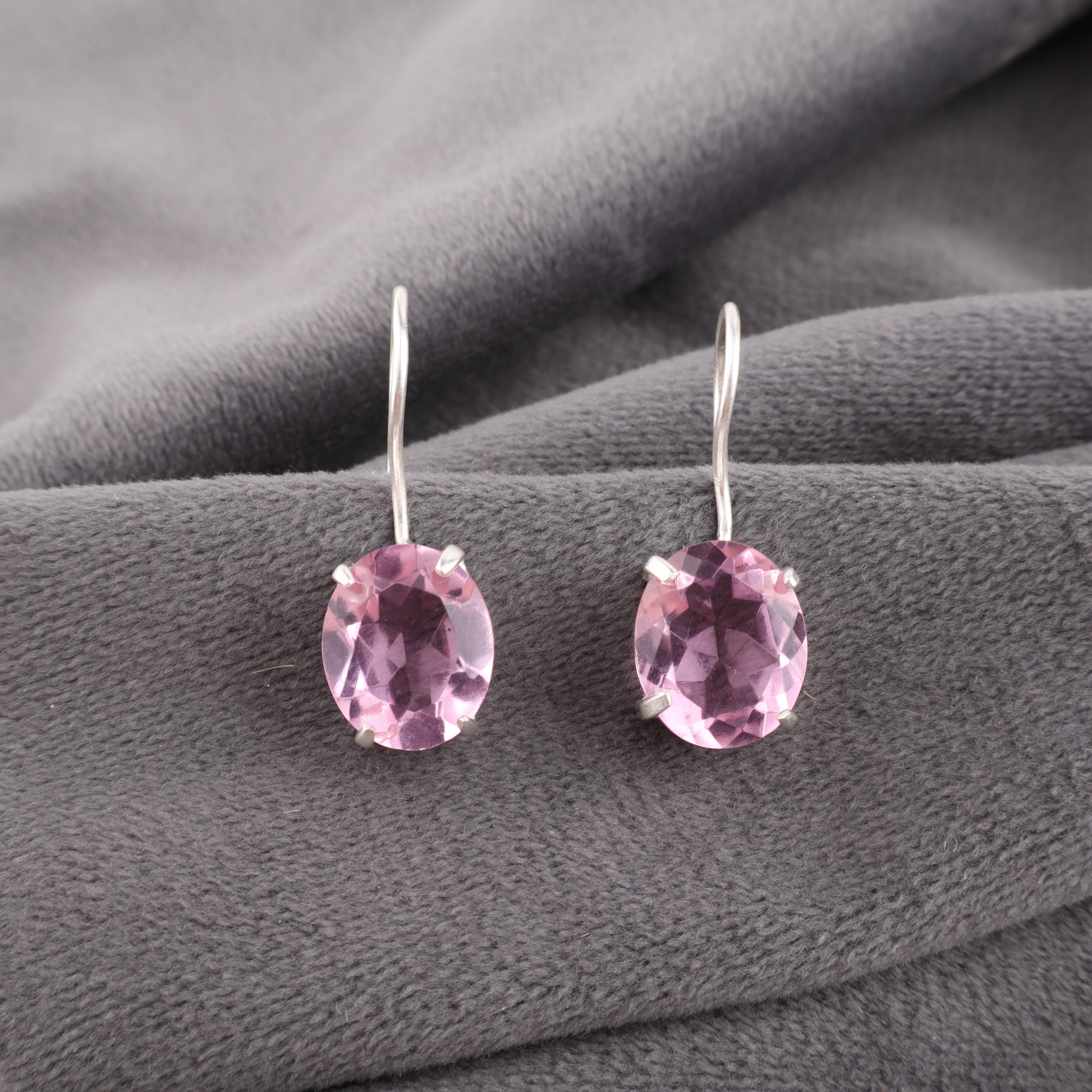 Morganite Earrings, Handmade Gemstone 925 Solid Sterling Silver Earrings Antique Jewelry, Gift For Her 1.05 inches рожевий
Morganite Earrings, Handmade Gemstone 925 Solid Sterling Silver Earrings Antique Jewelry, Gift For Her 1.05 inches рожевий