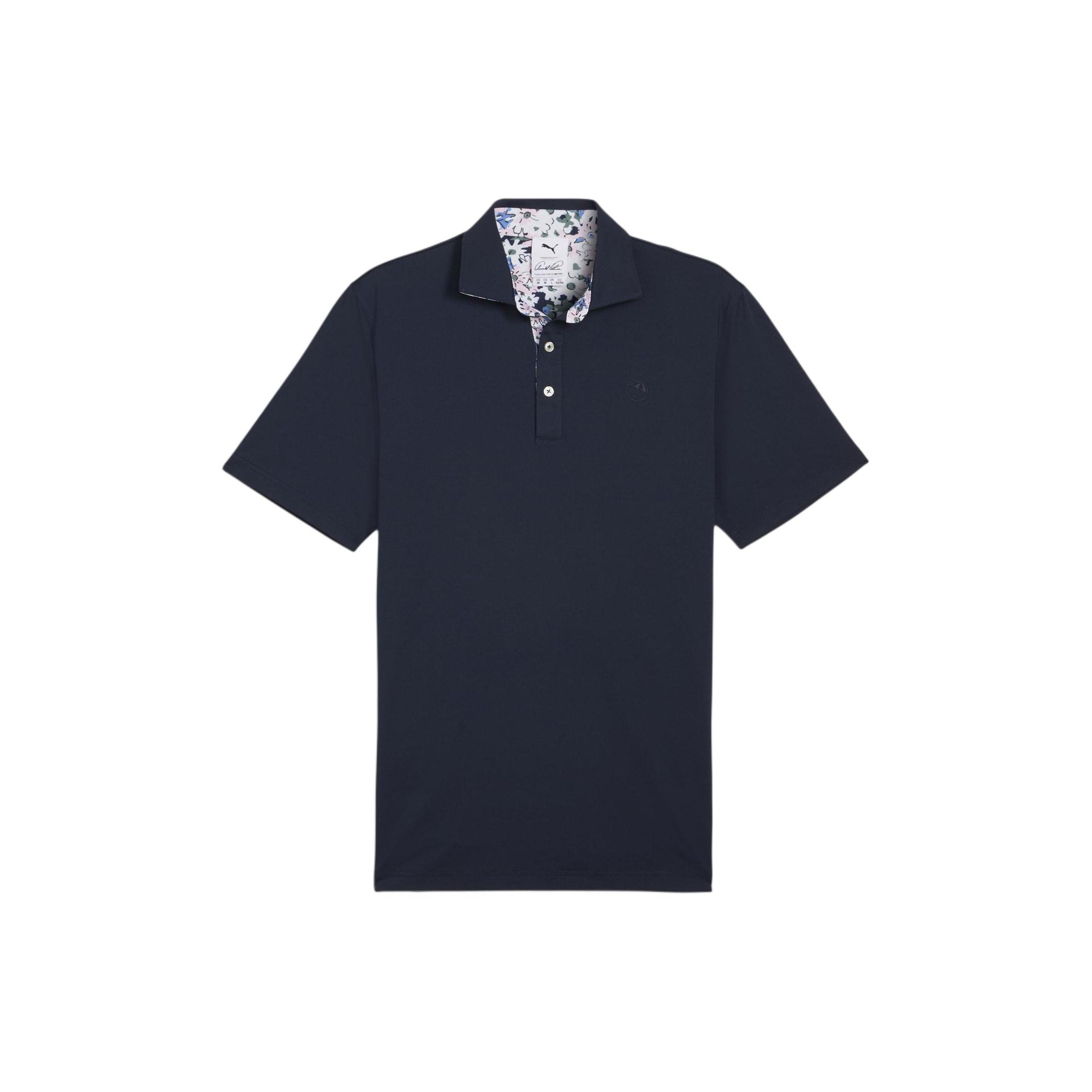 Puma X Arnold Palmer Collaboration Solid Color Casual Breathable Straight-Cut Short Sleeve Polo Shirt Men Polo Shirts Deep-Navy 625937-01 S
Puma X Arnold Palmer Collaboration Solid Color Casual Breathable Straight-Cut Short Sleeve Polo Shirt Men Polo Shirts Deep-Navy 625937-01 S