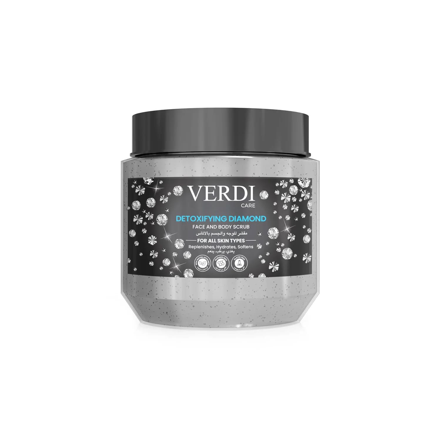 Detoxifying Diamond Verdi Face and body scrub 500 ml
Detoxifying Diamond Verdi Face and body scrub 500 ml