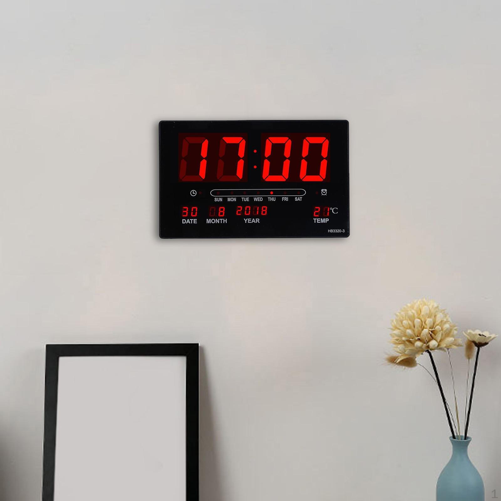 Large Digital Wall Clock Number Display with Day Date Housewarming Gift Alarm Clocks for
Large Digital Wall Clock Number Display with Day Date Housewarming Gift Alarm Clocks for