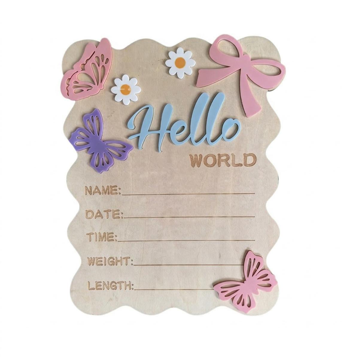 Boho Floral Butterfly Theme Wave Edge Sign, Natural Wood Photo Prop, Raised Acrylic Letters, Hello World Birth Announcement Boar Size fits all&Plant Fiber
Boho Floral Butterfly Theme Wave Edge Sign, Natural Wood Photo Prop, Raised Acrylic Letters, Hello World Birth Announcement Boar Size fits all&Plant Fiber