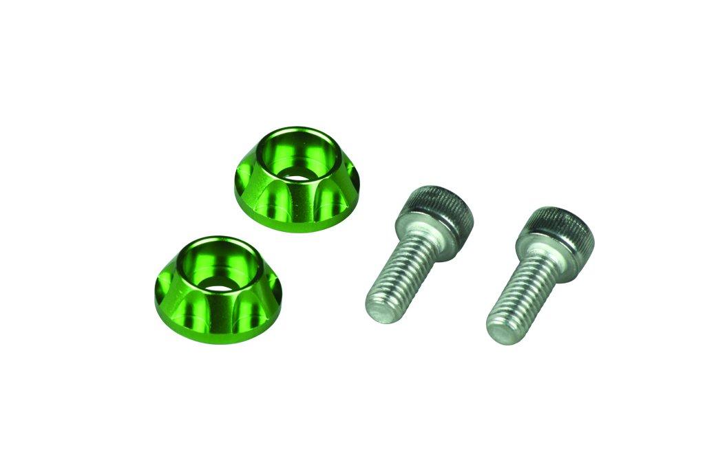 POSH 500095-18 Motorcycle Supplies License Plate Cap Holder Set, NASA Type, Light Green M6X15mm
POSH 500095-18 Motorcycle Supplies License Plate Cap Holder Set, NASA Type, Light Green M6X15mm