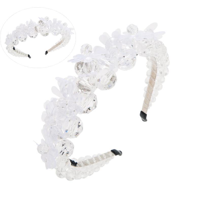 Темпераментные модные уникальные аксессуары для волос Цветочный головной убор Хрустальная повязка на голову 
Темпераментные модные уникальные аксессуары для волос Цветочный головной убор Хрустальная повязка на голову