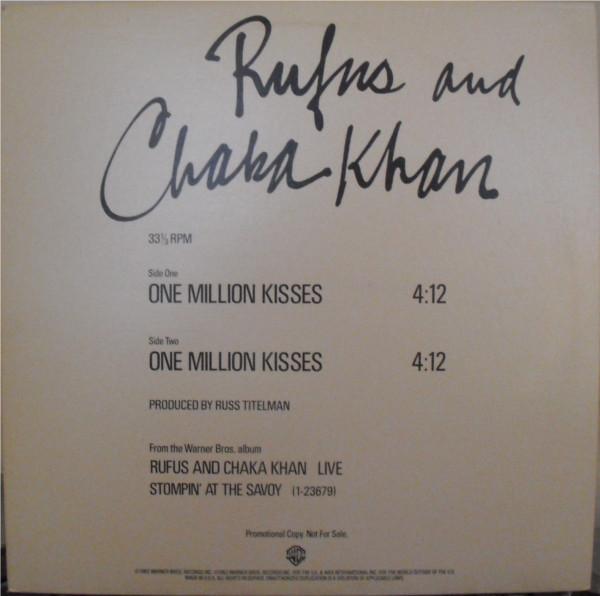 12inch Record RUFUS & CHAKA KHAN - One Million Kisses PROA2107 Warner Bros. Re 1983 US Soul/Funk Used
12inch Record RUFUS & CHAKA KHAN - One Million Kisses PROA2107 Warner Bros. Re 1983 US Soul/Funk Used