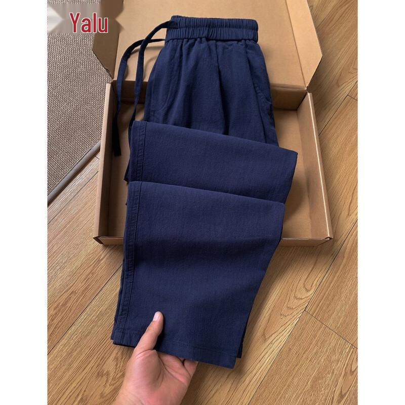 Yalu Men s Old Money Style Cotton Linen Wide-Leg Pants L
Yalu Men s Old Money Style Cotton Linen Wide-Leg Pants L
