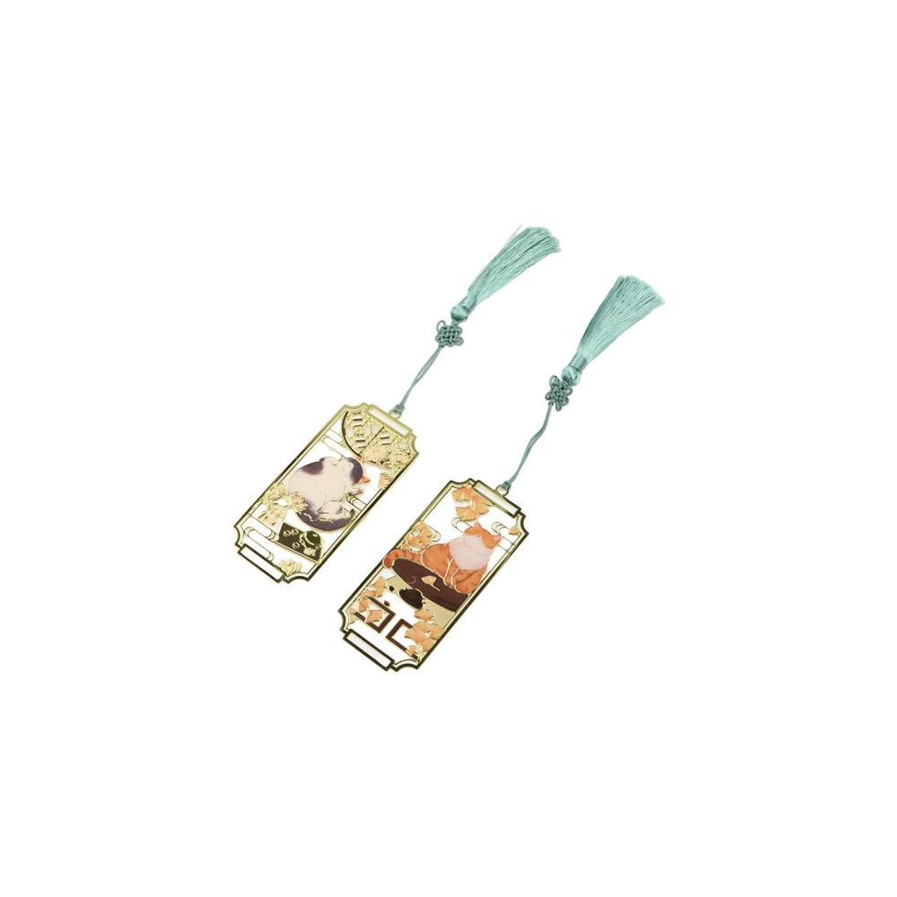 Flower Hollowed Cat Bookmark Cat Chinese Style Bookmarks Metal Reading Bookmark Office Supplies 3
Flower Hollowed Cat Bookmark Cat Chinese Style Bookmarks Metal Reading Bookmark Office Supplies 3