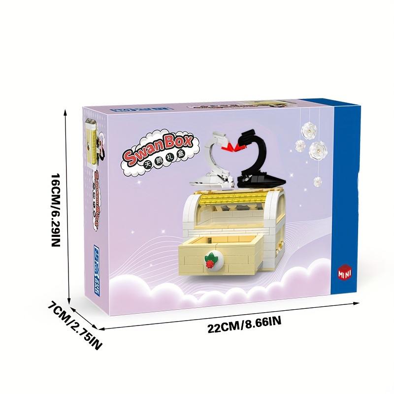 524PCS Swan Jewelry Box Building Blocks Model Ring Box Confession Romantic Gift Box Creative Decoration Holiday Gifts Kids Toys
524PCS Swan Jewelry Box Building Blocks Model Ring Box Confession Romantic Gift Box Creative Decoration Holiday Gifts Kids Toys