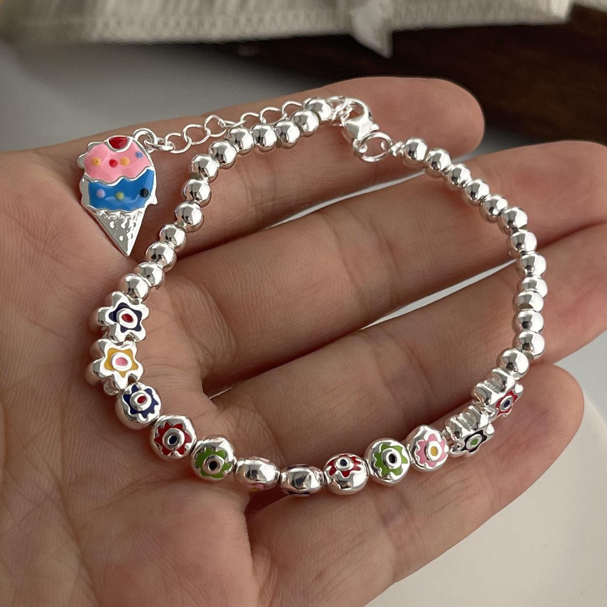 100% Solid 925 Sterling Silver Retro Bracelet for Women Men Vintage Handmade Flower Stone Shape Bracelet Birthday Gift
100% Solid 925 Sterling Silver Retro Bracelet for Women Men Vintage Handmade Flower Stone Shape Bracelet Birthday Gift