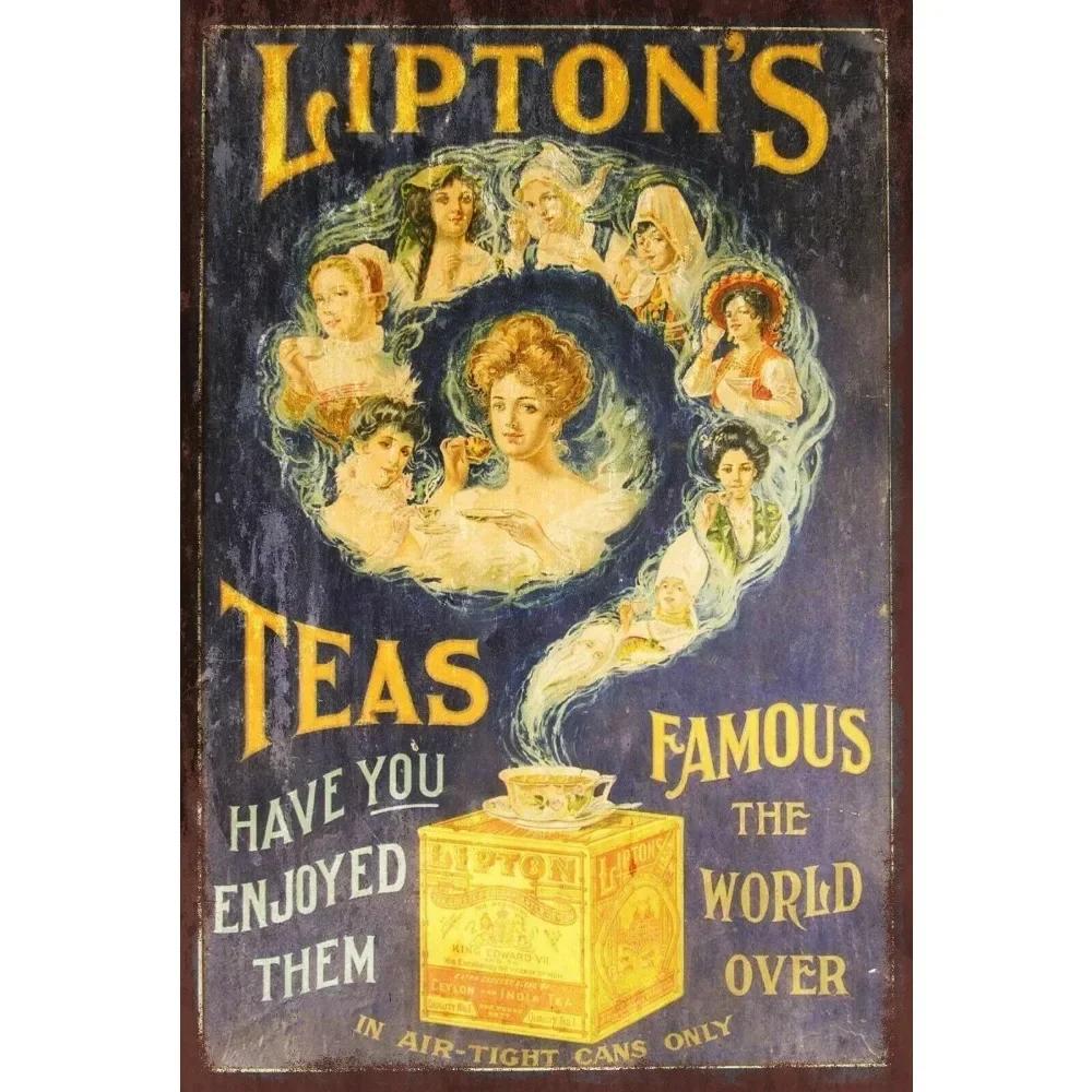 Cafe Estate Edge Vintage Look Liptons Teas Metal Sign Retro Advert Plaque for Classic CafesTea Rooms Ideal Gift 20x30cm
Cafe Estate Edge Vintage Look Liptons Teas Metal Sign Retro Advert Plaque for Classic CafesTea Rooms Ideal Gift 20x30cm