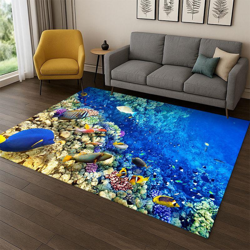 Underwater Sea World Marine Life Cartoon Carpet Rug for Bedroom Living Room Sofa Playroom Doormat Home Decor,Area Rug Non-slip 40x60cm
Underwater Sea World Marine Life Cartoon Carpet Rug for Bedroom Living Room Sofa Playroom Doormat Home Decor,Area Rug Non-slip 40x60cm