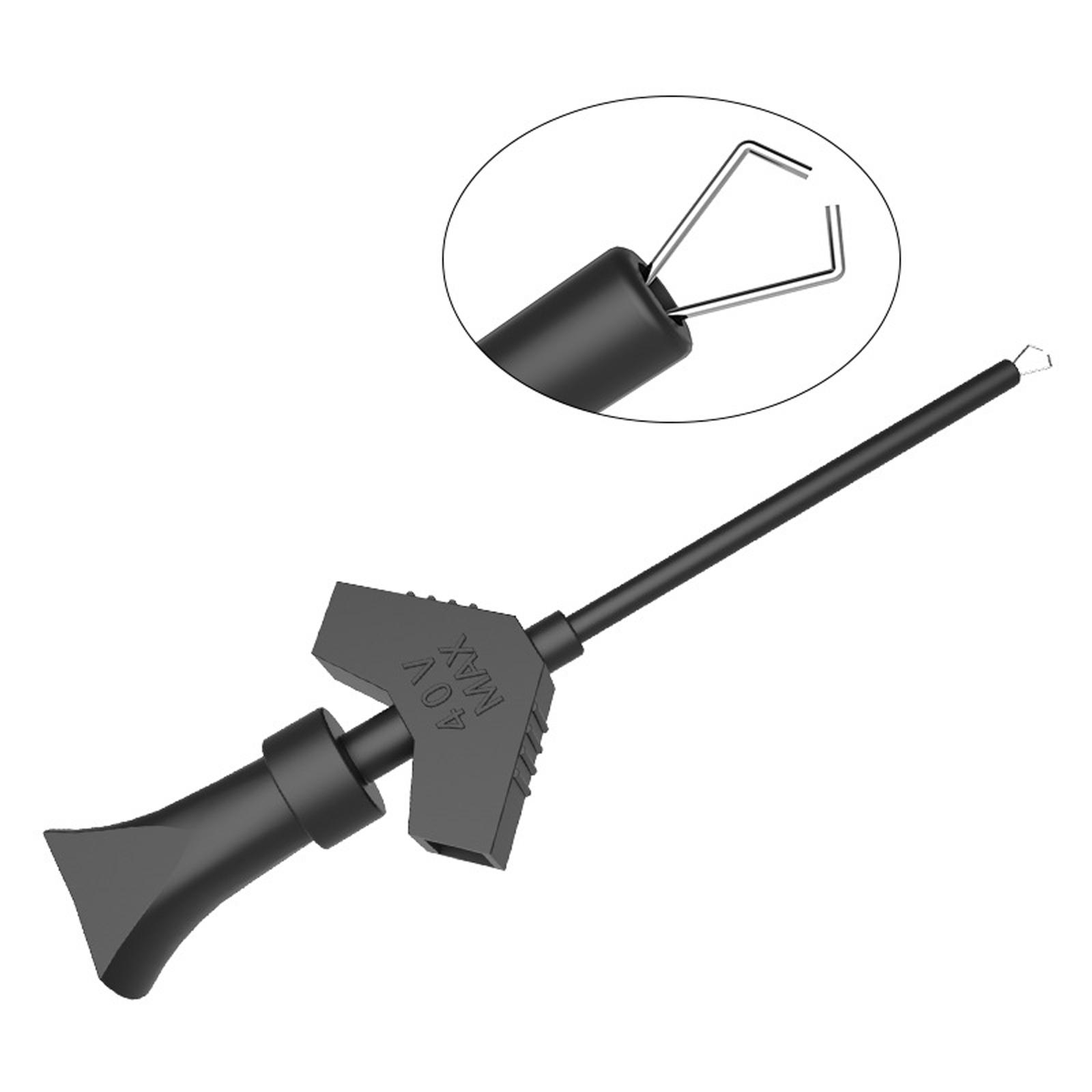 2Pcs SMD IC Test Hook Clip Internal Spring Mini Grabber for Jumper Test Lead Accessory Logic Analyzer Electronic Testing чорний
2Pcs SMD IC Test Hook Clip Internal Spring Mini Grabber for Jumper Test Lead Accessory Logic Analyzer Electronic Testing чорний