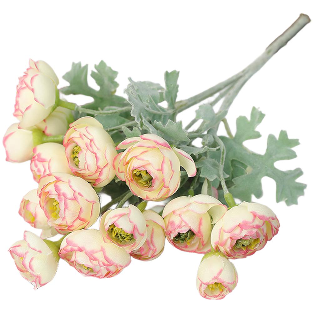 Flocked Artificial Camellia Flowers 15 Heads Silk Fabric Wedding Bouquet Floral Arrangement for Home Decor with Bendable Stems
Flocked Artificial Camellia Flowers 15 Heads Silk Fabric Wedding Bouquet Floral Arrangement for Home Decor with Bendable Stems