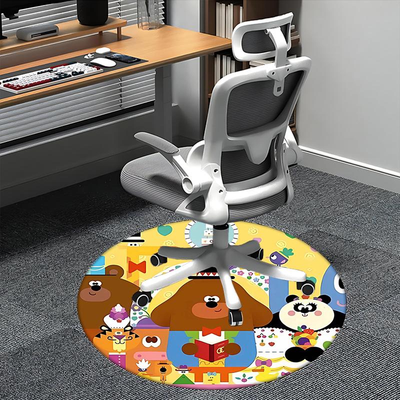 Character Illustration,Cartoon Animal Print Chair mat Round Rug Office carpet, Non slip, Suitable for Living Rooms, Bedrooms decor.1205130a 80cm by 80cm
Character Illustration,Cartoon Animal Print Chair mat Round Rug Office carpet, Non slip, Suitable for Living Rooms, Bedrooms decor.1205130a 80cm by 80cm