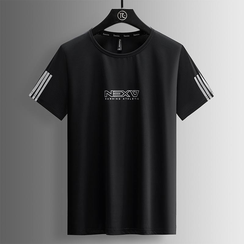 Summer Men s Round Neck Ice Silk T-shirt Men s Sports And Leisure Running Tops Men s Fitness Short-sleeved Men s Outdoor Quick-drying Clothes 2XL чёрный
Summer Men s Round Neck Ice Silk T-shirt Men s Sports And Leisure Running Tops Men s Fitness Short-sleeved Men s Outdoor Quick-drying Clothes 2XL чёрный