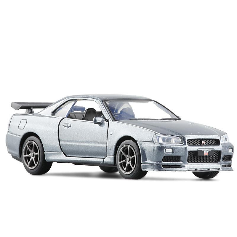 JKM 1:36 GTR R34 Skylin Alloy Car Diecasts & Toy Vehicles Car Model Miniature Scale Model Car For Children серый
JKM 1:36 GTR R34 Skylin Alloy Car Diecasts & Toy Vehicles Car Model Miniature Scale Model Car For Children серый