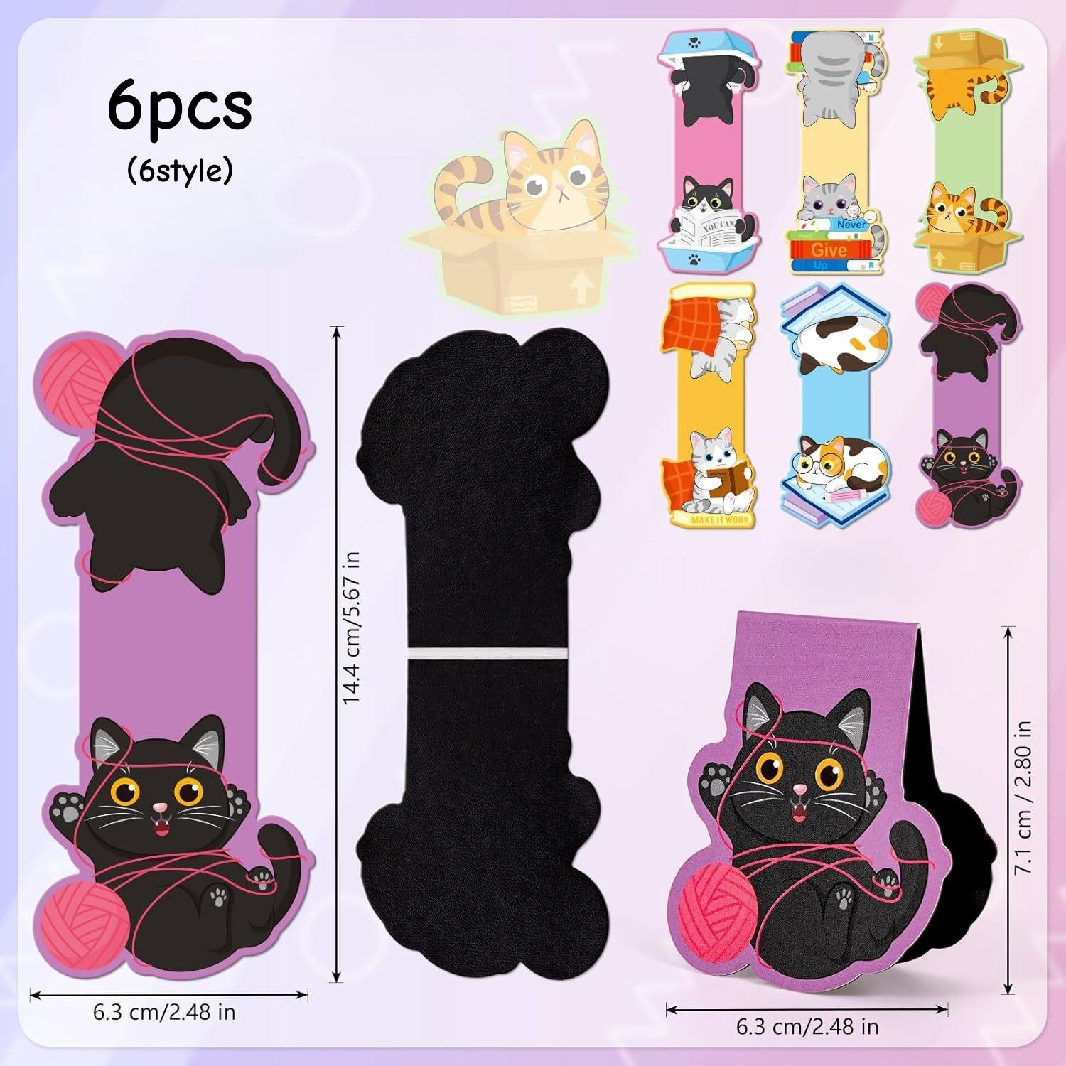 6/10pcs Mini Cat Bookmark for Books Reading Colorful Kitties Cute Cartoon Page Clips Book Marker Unique Reading Gift A7965
6/10pcs Mini Cat Bookmark for Books Reading Colorful Kitties Cute Cartoon Page Clips Book Marker Unique Reading Gift A7965